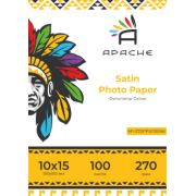 Фотопапір сатин APACHE 10x15 270g, 100 листів
