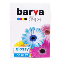 Фотобумага глянцевая А4 230 г/м2, 50л BARVA Original