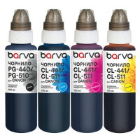 Чернила Barva для Canon PG-440, CL-441 4x100 мл CPG440-100-MP