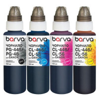 Чорнила Barva для Canon PG46, CL56, PG-445, CL-446, 4x100 мл