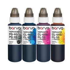 Чернила Barva для Canon PG-46, CL-56 комплект 4x100 мл