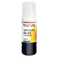 Чорнила сумісні Canon GI-43 70 мл, жовті Barva I-BARE-CGI43-070-Y