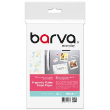 Магнитная матовая бумага Barva 10x15, 5 листов 