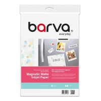 Магнитная матовая бумага Barva А4, 5л эконом упаковка