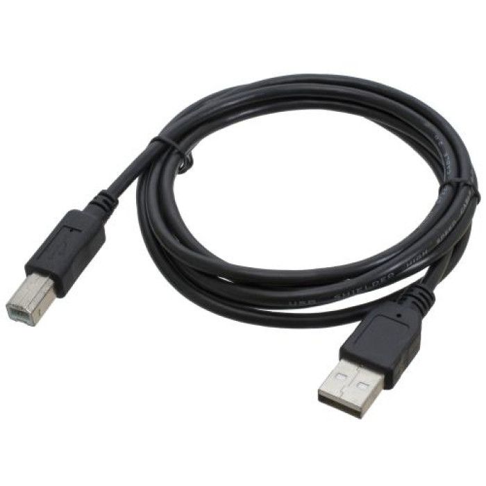 Кабель для принтера USB 2.0 AM/BM 1,8 м, черный Patron (PN-AMBM-18) Кабель для принтера USB 2.0 AM/BM 1,8 м, черный Patron (PN-AMBM-18)