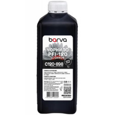 Чернила совместимые для Canon PFI-120, PFI-710 MBK 1 л, пигментные матово-чорный Barva (C120-899)