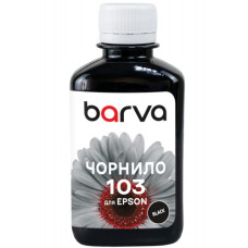 Чорнила 103 Barva чорні для Epson, водорозчинні, 180 мл (E103-695)