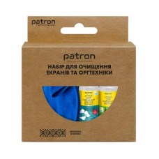 Набір для очищення екранів і офісної техніки, 4в1 Patron (F3-019)