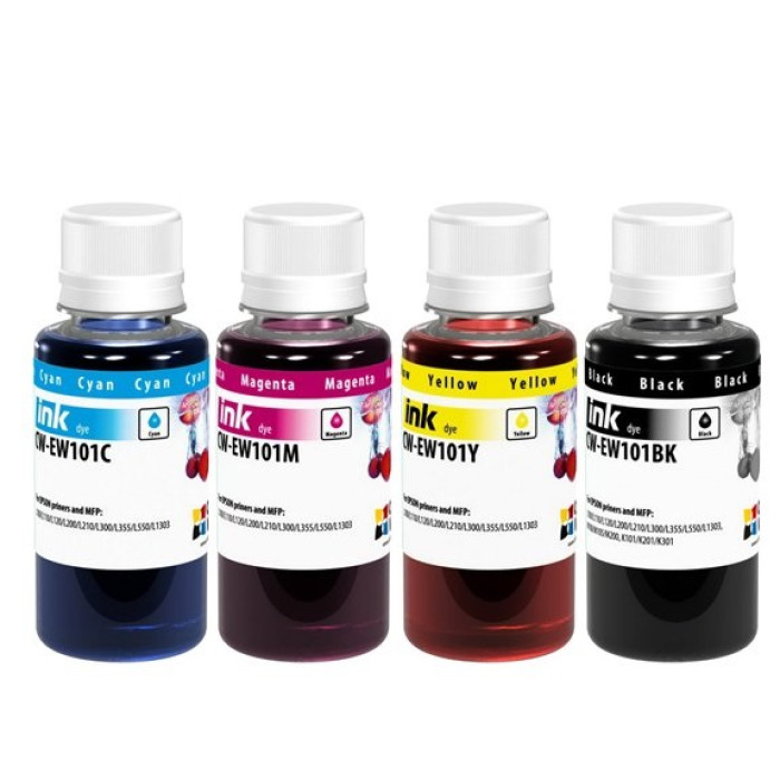 Комплект чернил ColorWay EW101 для Epson 4 x 100 ml BK/С/M/Y