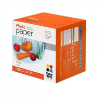 Фотопапір ColorWay матовий 220г/м,10x15, 500л PM220-500