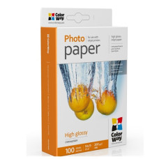 Фотопапір ColorWay глянцевий 260г/м, 10х15, 100 листів PG260-100 