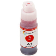 Чернила совместимые Canon GI-43, Red, 70 мл Galaxy, удобный носик