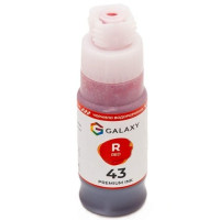Чернила совместимые Canon GI-43, Red, 70 мл Galaxy, удобный носик