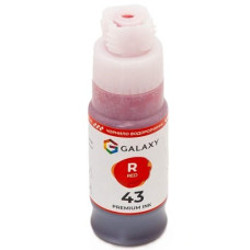 Чорнила сумісні Canon GI-43, Red, 70 мл Galaxy, зручний носик Чорнила сумісні Canon GI-43, Red, 70 мл Galaxy, зручний носик