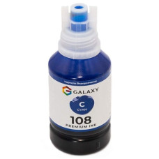 Чорнила сумісні Epson 108 Galaxy, Cyan 140 мл, носик-ключ Чорнила сумісні Epson 108 Galaxy, Cyan 140 мл, носик-ключ