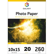 Фотопапір сатин Galaxy 10x15 260g, 20 листів