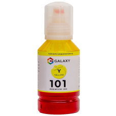 Чорнила 101 сумісні для Epson Yellow, 140ml GALAXY (GAL-E101-140Y)