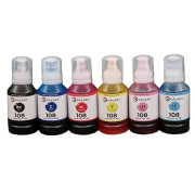 Чернила совместимые Epson 108 Galaxy, 6x140 мл, носик-ключ