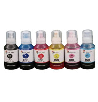 Чернила совместимые Epson 108 Galaxy, 6x140 мл, носик-ключ