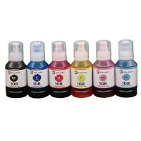 Чорнила сумісні Epson 108 Galaxy, 6x140 мл, носик-ключ
