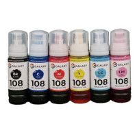 Чорнила сумісні Epson 108 Galaxy, 6x70 мл, носик-ключ