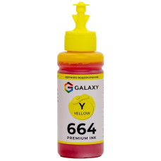 Чернила 664 Epson Yellow совместимые 100 ml GALAXY (GAL-E664-100Y)