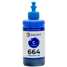 Чернила 664 Epson Cyan совместимые 200 ml GALAXY (GAL-E664-200C)