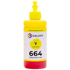 Чернила 664 Epson Yellow совместимые 200 ml GALAXY (GAL-E664-200Y)