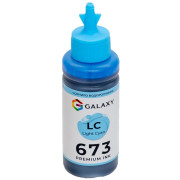 Чорнила 673 Epson сумісні Light Cyan, 100 ml GALAXY (GAL-E673-100LC)