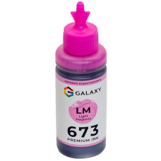 Чорнила 673 Epson сумісні Light Magenta, 100 ml GALAXY (GAL-E673-100LM)