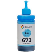 Чорнила 673 Epson сумісні Light Cyan, 200 ml GALAXY (GAL-E673-200LC)