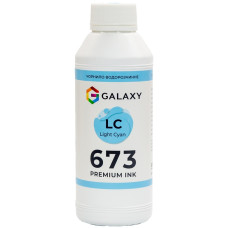 Чорнила 673 Epson сумісні Light Cyan, 500 ml GALAXY (GAL-E673-500LC)