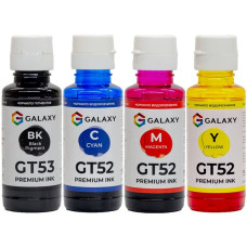 Чорнила HP GT53, GT52 4х100ml, сумісні GALAXY (GAL-H52-4x100) 
