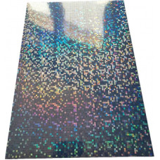 Самоклеюча плівка А4 80мкм BIG BUBBLE Holografic, водостійка, струменевий друк, 20 л, Galaxy