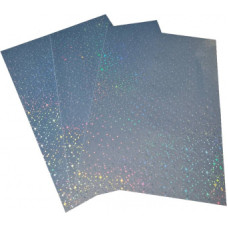 Самоклеюча плівка А4 80мкм, STARRY Holografic водостійка струменевий друк, 20 л, Galaxy