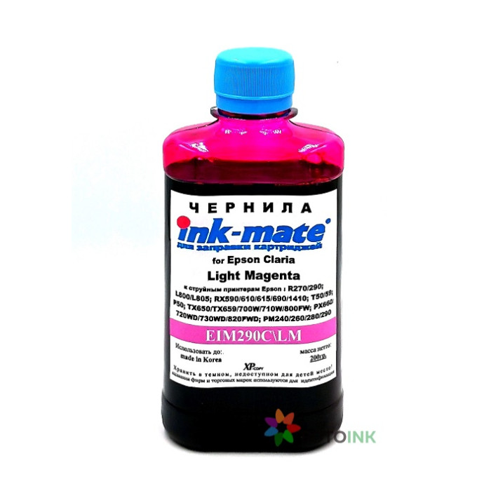 Чернила Ink-Mate EIM290C/LM Epson Light Magenta 200мл 