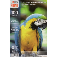 Глянцевий фотопапір 10х15 Lucky Print 230g, 100 листів