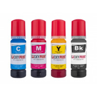 Комплект світлостійких чорнил Lucky Print L (4 х 70 мл) КЛЮЧ для СНПЧ Epson 103,104