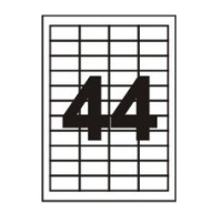 Самоклеючий папір А4 на 44 етикетки (48.3х25.4) 100 аркушів