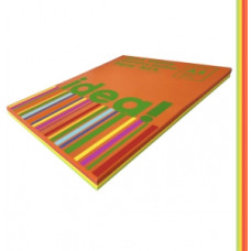Бумага цветная набор А4 Colour mix SHINY 80 г/м 100л