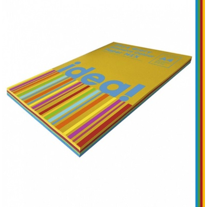 Бумага цветная набор А4 Colour mix GLORY 80 г/м 100л (25х4)