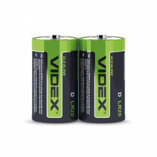 Батарейка щелочная Videx LR20, D 2шт