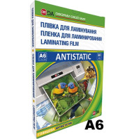 Плівка для ламінації А6 глянцева 80мкм, 100шт Antistatic Плівка для ламінації А6 глянцева 80мкм, 100шт Antistatic