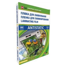 Плівка для ламінації А4 глянцева, 125мкм, 100шт Antistatic