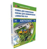 Плівка для ламінації А4 глянцева, 250мкм, 100шт Antistatic Плівка для ламінації А4 глянцева, 250мкм, 100шт Antistatic