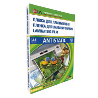 Плівка для ламінації глянцева А3, 125мкм, 100шт ANTISTATIC