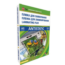 Плівка для ламінації глянцева А3, 150мкм, 100шт ANTISTATIC