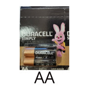 Батарейки DURACELL Alkaline LR06 AA щелочные Blister 2 штуки