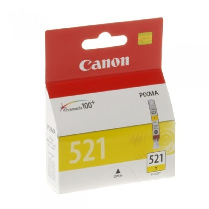 Картридж Canon CLI-521Y (Yellow) (2936B004)