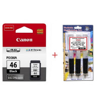 Картридж Canon PG-46 + заправочный набор Black
